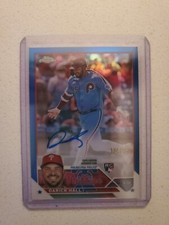 Darick Hall 2023 Topps Chrome Autograph Rookie Blue #104/150 #RA-DHA