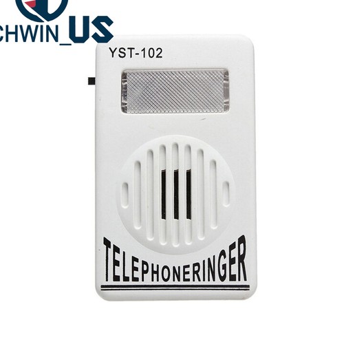 Sonnerie téléphonique jusqu'à 95 dB avec clignotant lumière stroboscopique sonnerie cloche extra forte US - Photo 4/8