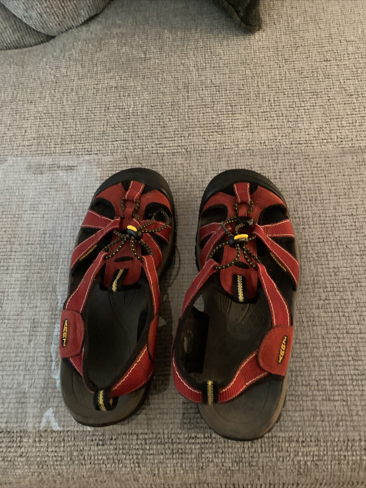 Keen Newport H2 rosso marrone impermeabile scarpe da trekking outdoor sandalo donna 7 5 US