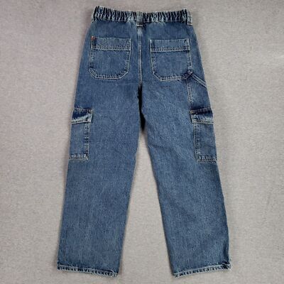 BDG Carpenter Skate Jean Size 28 Cargo Pockets Super Heavy Denim Retro Boyfriend