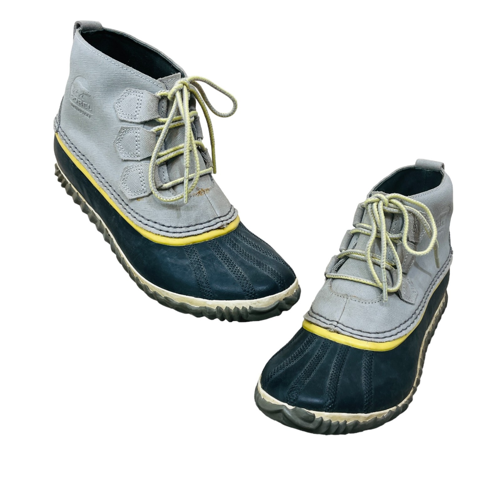 SOREL Out N About Duck Boots Women's Size 8.5 US Grey Waterproof NL2339-081