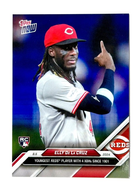 2024 Topps Now ELLY DE LA CRUZ #517 Cincinnati REDS - RC