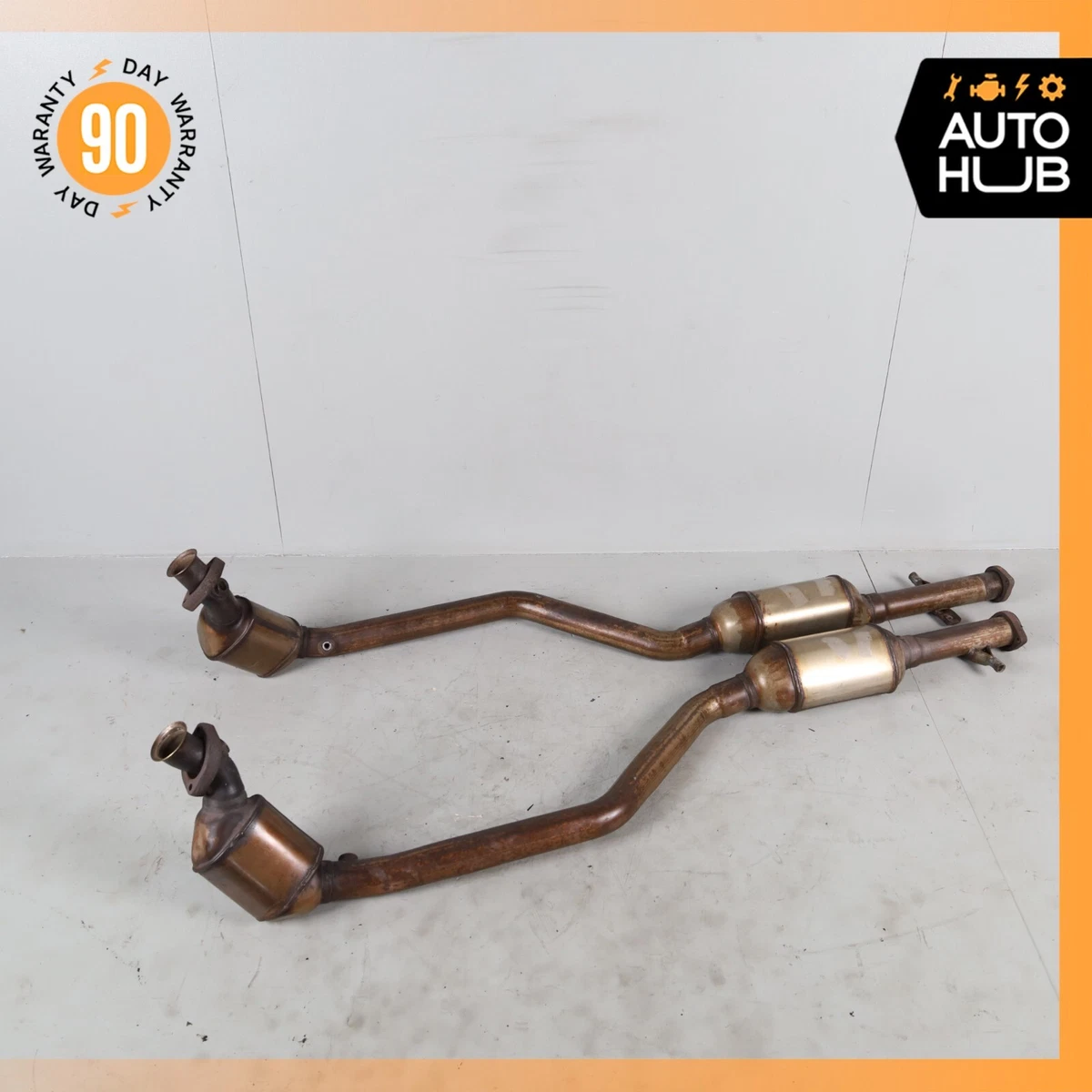 99-02 Mercedes R129 SL500 Engine Exhaust Downpipe Set Left & Right 