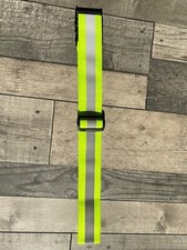Army Surplus Hi-vis Yellow Reflective Elasticated Safety Belt No NSN British Spe