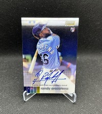 #1 🔥RANDY AROZARENA 2020 Stadium Club Chrome SSP GOLD RC Auto 1/50 RAYS #1🔥