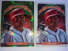 JUAN SOTO 2020 Donruss Optic Diamond Kings LIME GREEN PRIZM & Base DK #23 
