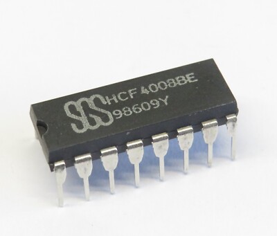 10 Stück HCF4008BE CMOS full adder, SGS-Thomson