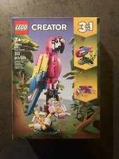 LEGO 3In1 Creator 31144/31136 Exotic Pink Parrot/Exotic Blue Parrot Lot
