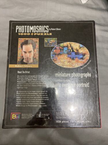 "Rompecabezas Photomosaics Earth 1000 piezas Robert Silvers - Sellado Nuevo 20,25"" X 28,50""" - Imagen 2 de 2