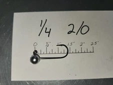 25ct or 50ct 1/4oz Ball Head Jigs Mustad 32833 Steelhead Hooks #2  #1  1/0  2/0