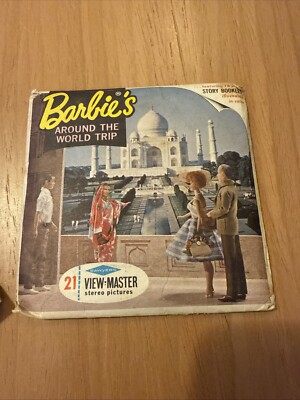 Sawyer's View-Master # B 500  BARBIE'S AROUND THE WORLD TRIP  Early 1960's 