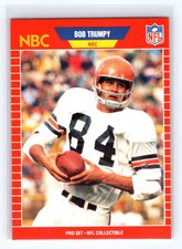 1989 Pro Set #26 Bob Trumpy Announcer Card Cincinnati Bengals