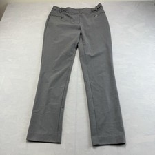 Calvin Klein Women  s Gray Dress Pants Size 6 Career Office Straight Leg