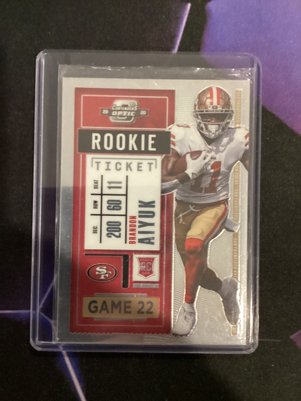 2020 Panini Contenders Optic - Rookie Ticket Brandon Aiyuk #62 (RC)