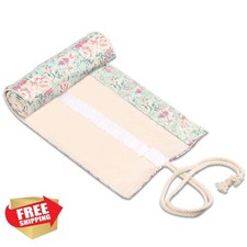 Yitexin Pencil Roll Wrap Canvas Flower