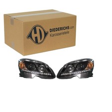 DIEDERICHS TUNING H7 SCHEINWERFER SATZ SCHWARZ passend für MERCEDES C-KLASSE DIEDERICHS TUNING H7 SCHEINWERFER SATZ SCHWARZ passend für MERCEDES C-KLASSE