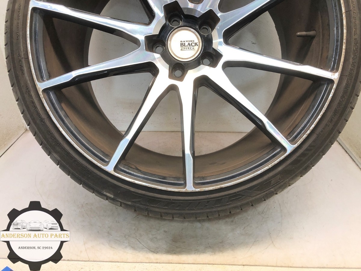 SAVINI BLACK DI FORZA BM12 WHEEL RIM 22X10.5 295/30/R22 #NOTES | eBay