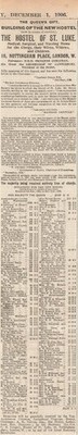1906 Selby Abbey Yorkshire Kirche Restaurierungsaufruf, Originalanzeige