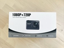 Dual Dash Cam 1080P Front  720P Rear Car Camera with G-Sensor  Loop Recording