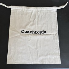 NEW Coachtopia Drawstring Dust Bag Gift Bag Storage Cover 100 Cotton 20"x 23"