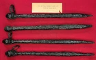 EXCAVATED CIVIL WAR RELIC PICKET PIN  LOT (4) FROM BATTLE OF GRAND ECORE