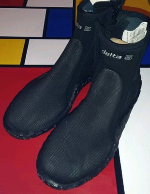 ScubaPro Delta 5mm Black Dive Boots 40-41M Scuba Diving 