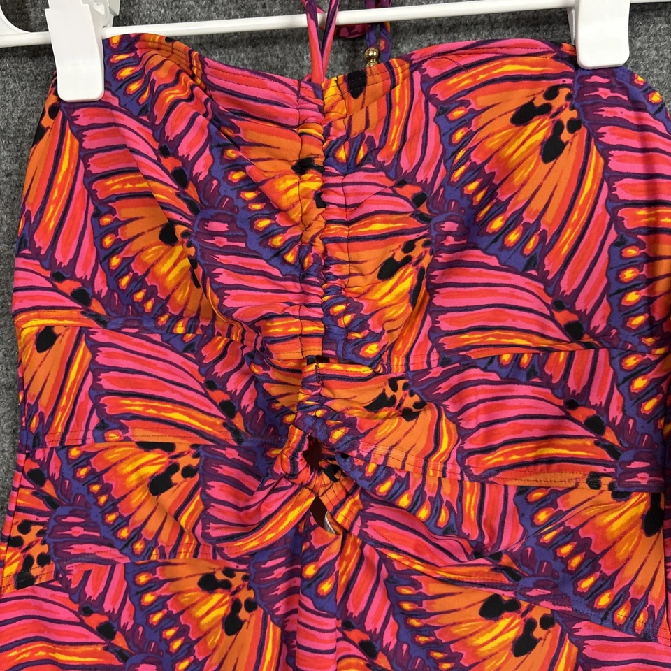 Jantzen swimsuit Womens Size 14 Orange One piece has flaw - Image 4 of 4