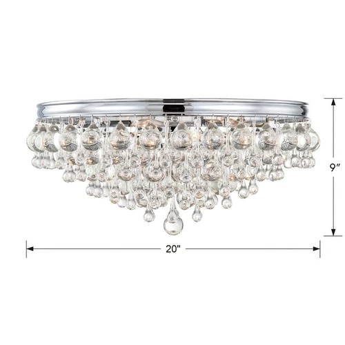 Crystorama Lighting - Six Light Ceiling Mount - Ceiling Mount - Calypso - Six - Picture 4 of 4