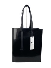 UNIQLO J Shoulder Bag, Solid Black Leather, HT10036TE-JP