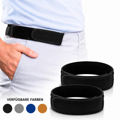 Elastischer Gürtel Ohne Schnalle Verstellbar Stretch Komfort Damen Herren Neu