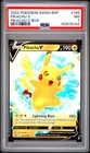 2022 POKEMON SWSH BLACK STAR PROMO PIKACHU V BOX #198 PIKACHU V PSA 7