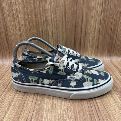 Vans Off The Wall Hula Girl Aloha Men s Blue Shoes - Men s Size 7 Women's 8.5