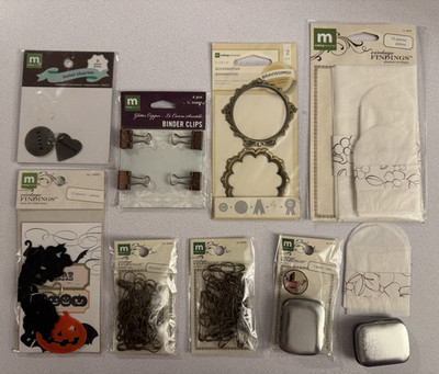 Lot of Assorted 'Making Memories' Scrapbook Embellishments, 9-Packs