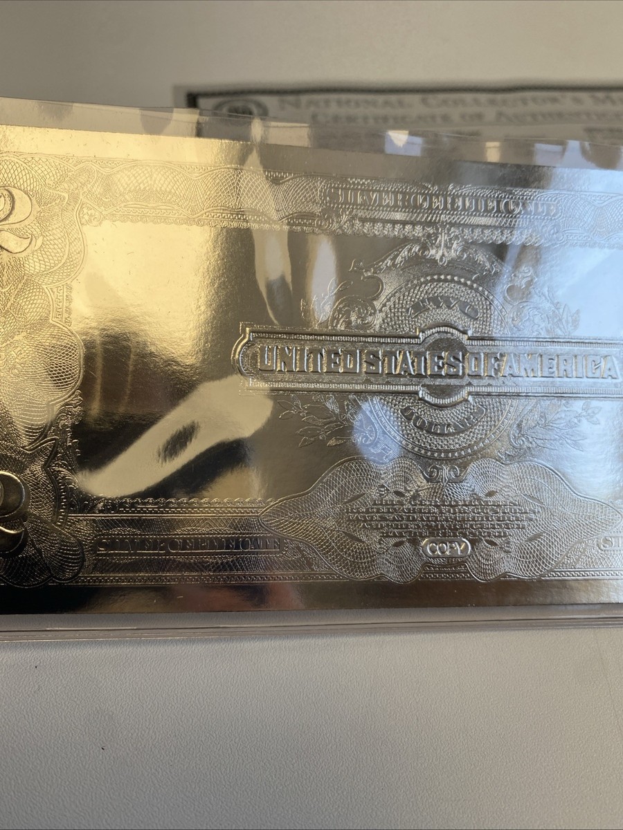 $2 SILVER CERTIFICATE - Year 2001 National Collector's Mint in