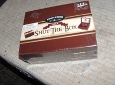 Front Porch Classics Circa Shut-the-Box, Wooden 9 Number Dice Game SEALED