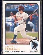 2022 Topps Heritage Minor League #1 Justin Foscue