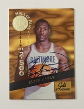 1994 Signature Rookies Gold Standard HOF AUTO #12 Elvin Hayes SP /2500 Numbered