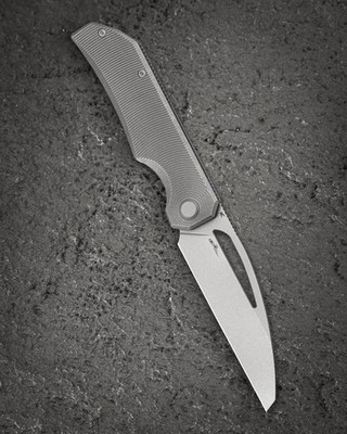Bestech Knives Taipan Folding Knife 3.75'' M-Cut Steel Blade Titanium Handle
