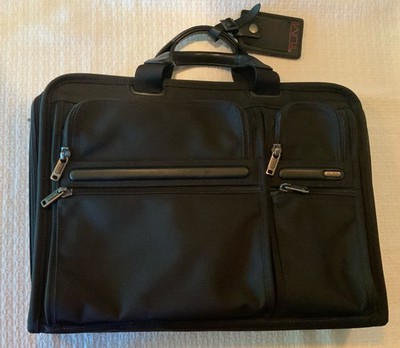 TUMI Alpha Large Screen Laptop BRIEFCASE Messenger Bag L Black  - No Strap