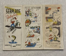 Vintage Bill Zup’s Seaplane Fishing Camp Brochure Ely MN Ontario w/ Map Comic