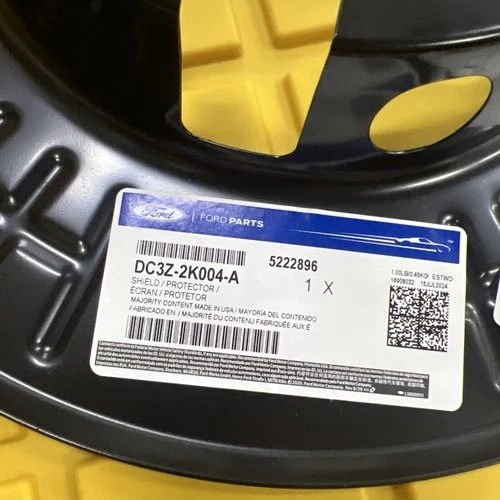 NEW OEM Ford 2013-2016 Super Duty Brake Dust & Splash Shield DC3Z-2K004-A