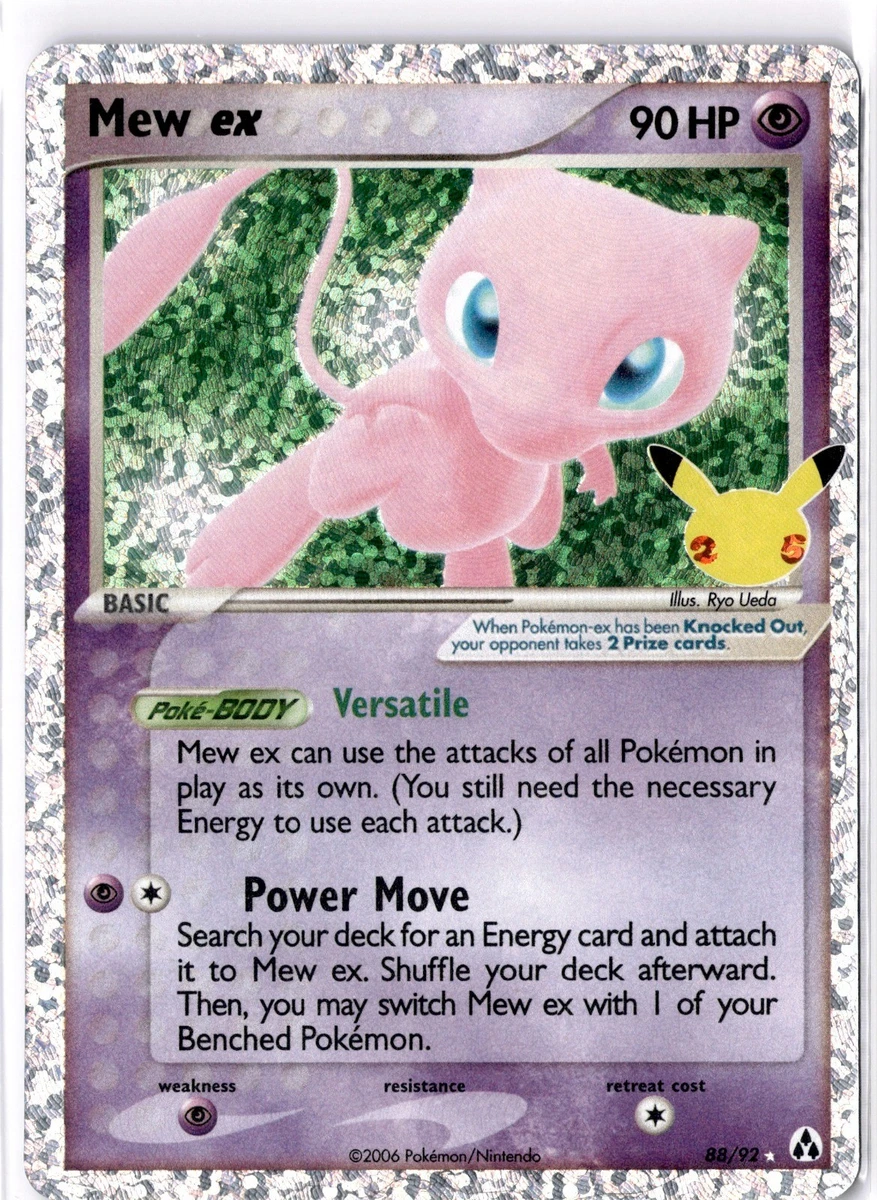 Mew Ex 88/92 Celebrations: Classic Collection for sale | eBay