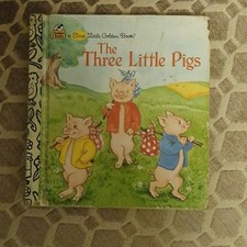 The Three Little Pigs First Little Golden Books Hardcover Benjamin Obligado Wes…