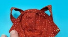 Vintage BARBIE Doll ~ PAK Rust RED Polka Dot Sheath DRESS — photo 4