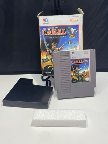 Cabal With Box (Nintendo NES, 1990) - Tested Read Description