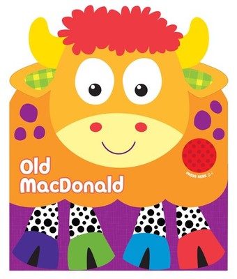 Jiggle & Discover: Old Macdonald Deluxe Book with Sound in Vinyl Carrying Ca...