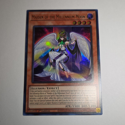 Maiden of the Millennium Moon 1st Ed Ultra Rare Foil EN 1500/1300
