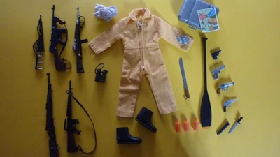 Important lot Action Joe armes accessoires bottes chaussures 2 - Photo 1/4