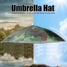 Foldable Umbrella Hat Fishing Sun Hat for Outdoor Activity Hiking Headwear