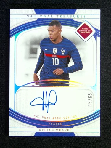 Kylian Mbapp 2022 National Treasures Kylian Mbapp Auto